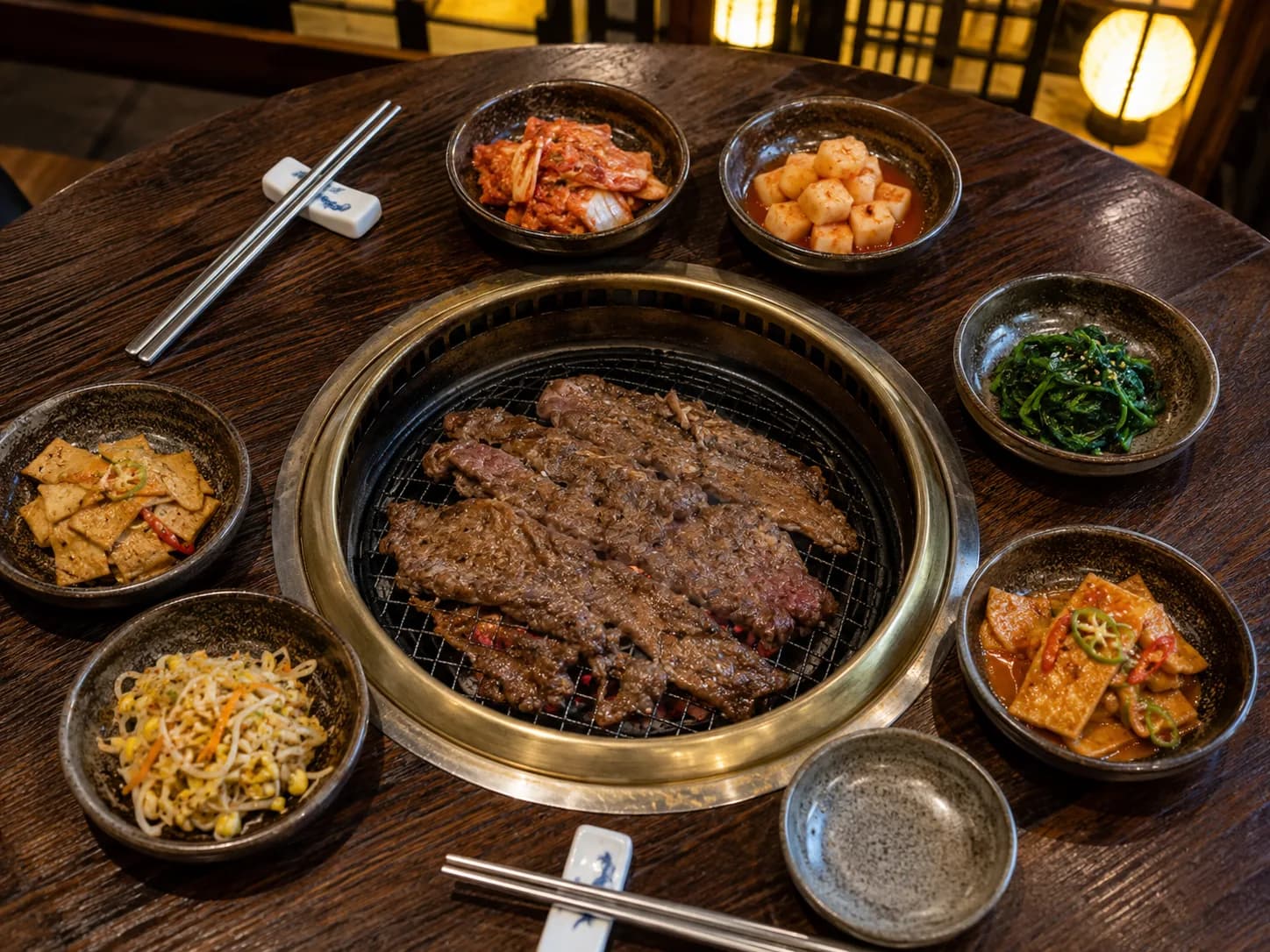 Korean Fried Chicken & K-Spots-Vorlage