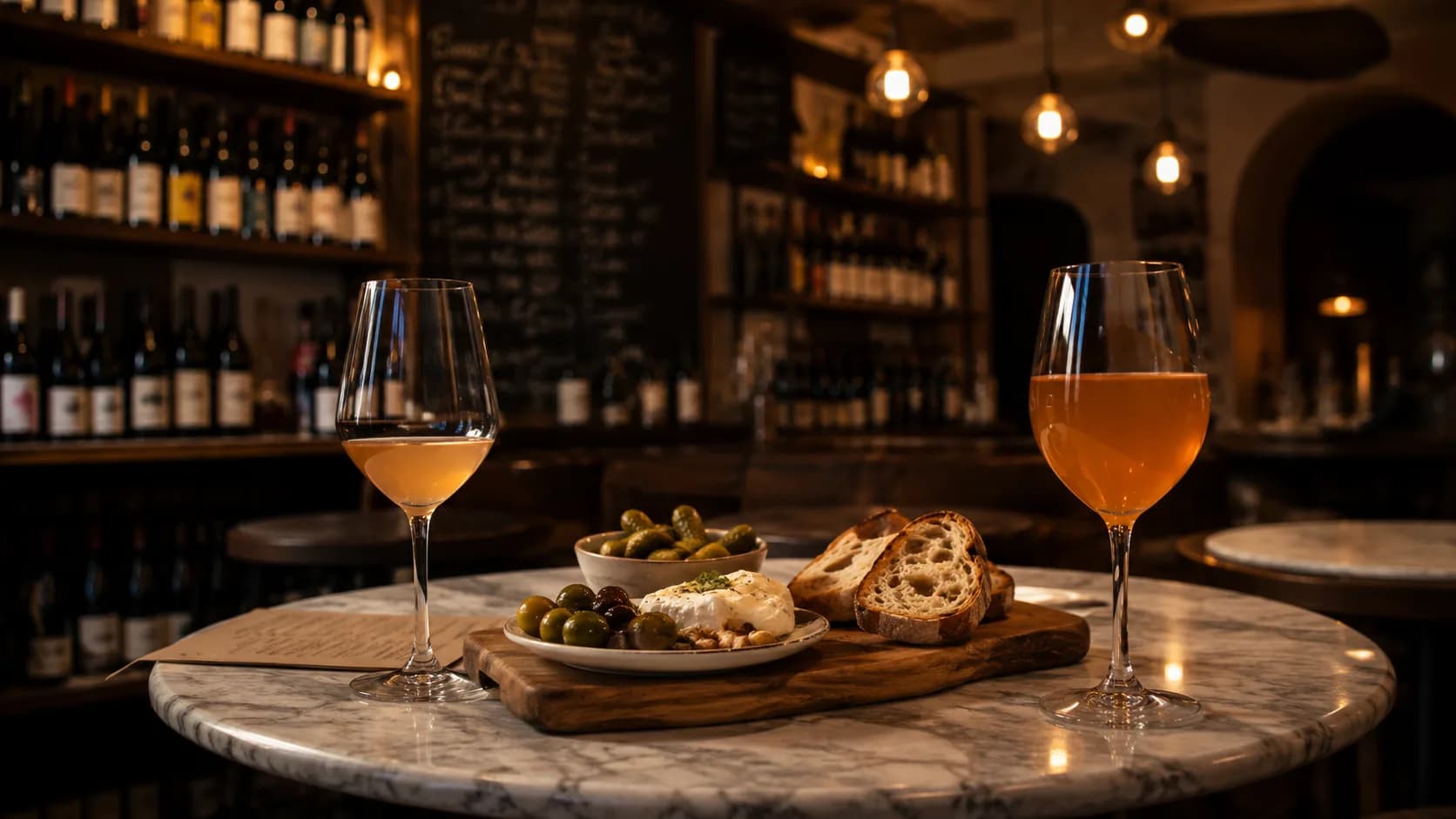 Naturwein-Bars & Wein-Spots-Vorlage