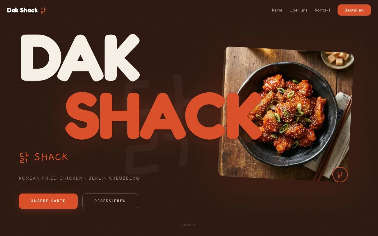 Dak Shack — Street Food · Casual